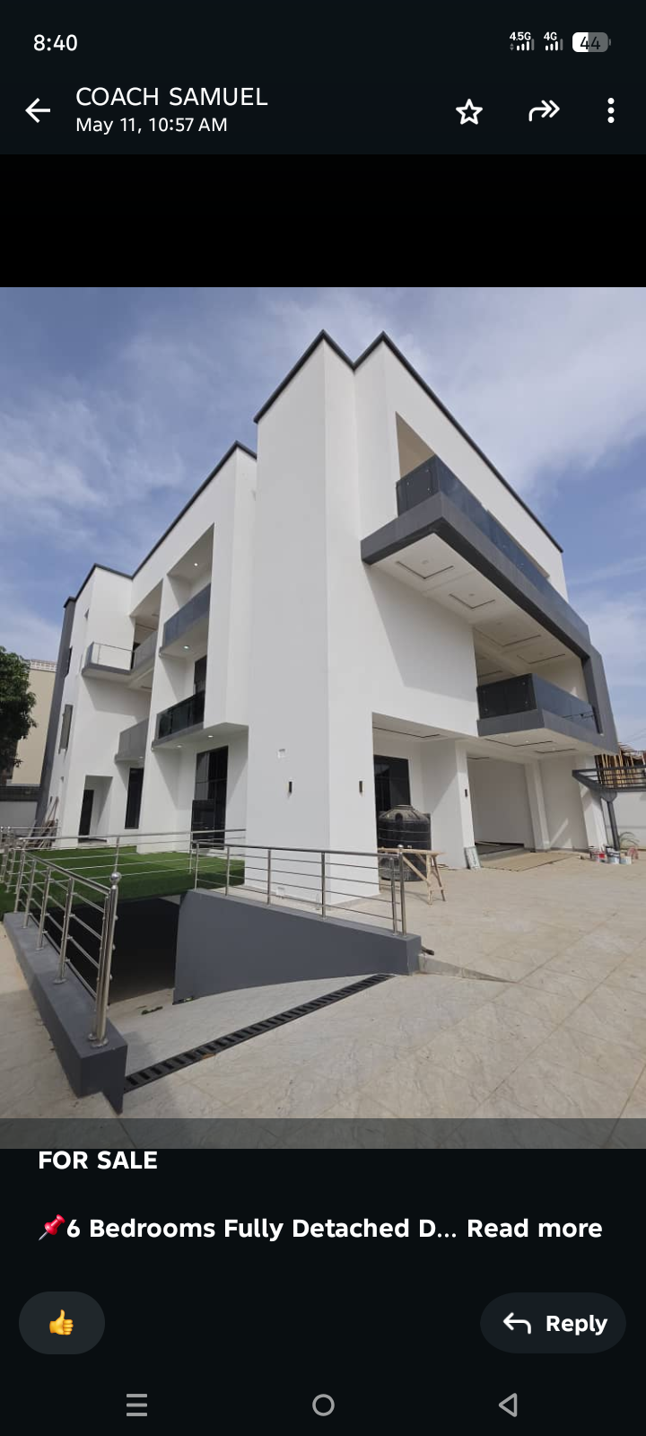 6 Bedrooms Fully Detached Duplex with 3 Sitting Rooms, 2 kitchens and bQ