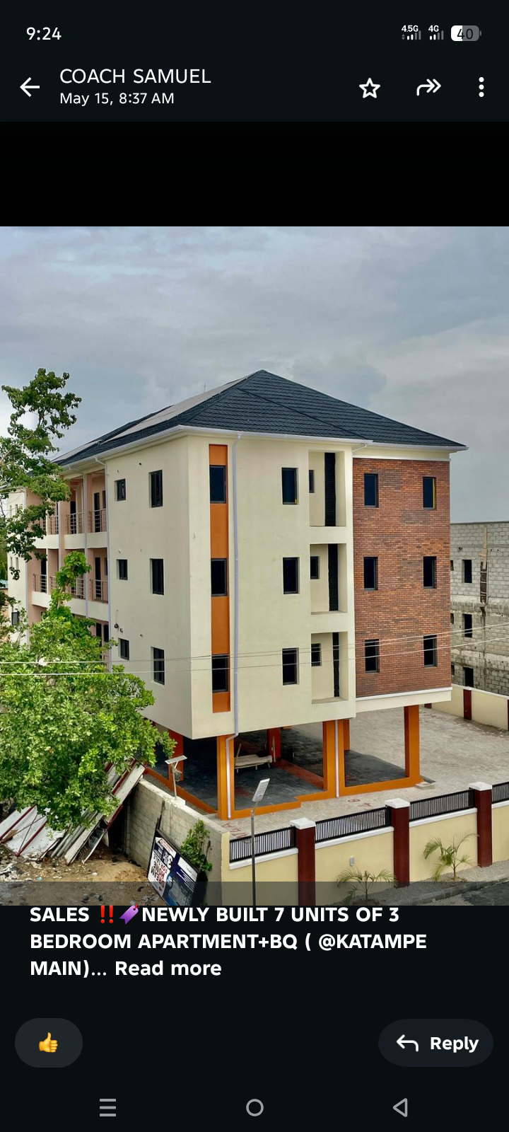 NEWLY BUILT 7 UNITS OF 3 BEDROOM APARTMENT+ BQ