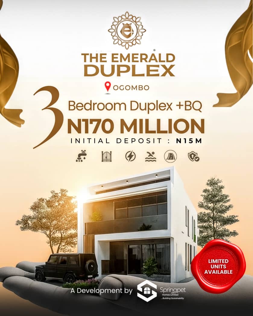 Duplexes for sale at Abraham Adesanya