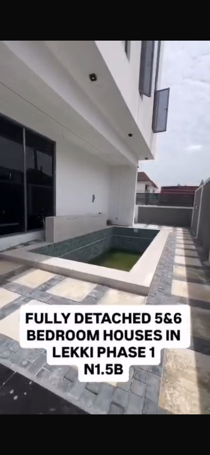 New 5 & 6Bed detach +1bq, pool, cinema,   Location off Admiralty lekki Phase1   N1.6b & N1.5b