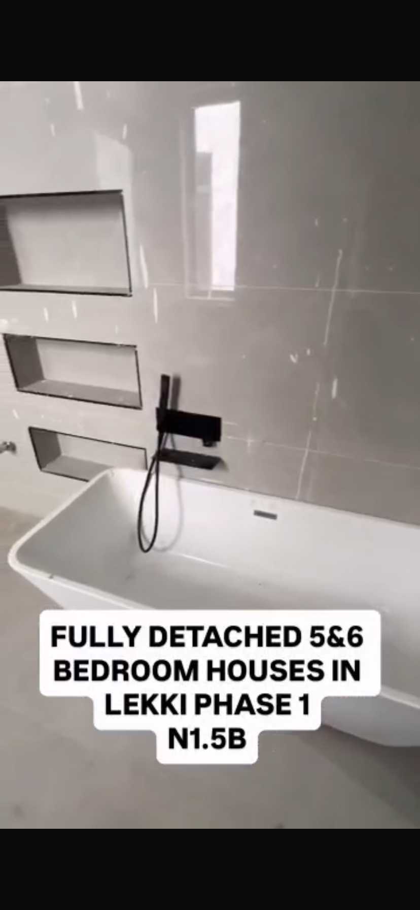 New 5 & 6Bed detach +1bq, pool, cinema,   Location off Admiralty lekki Phase1   N1.6b & N1.5b