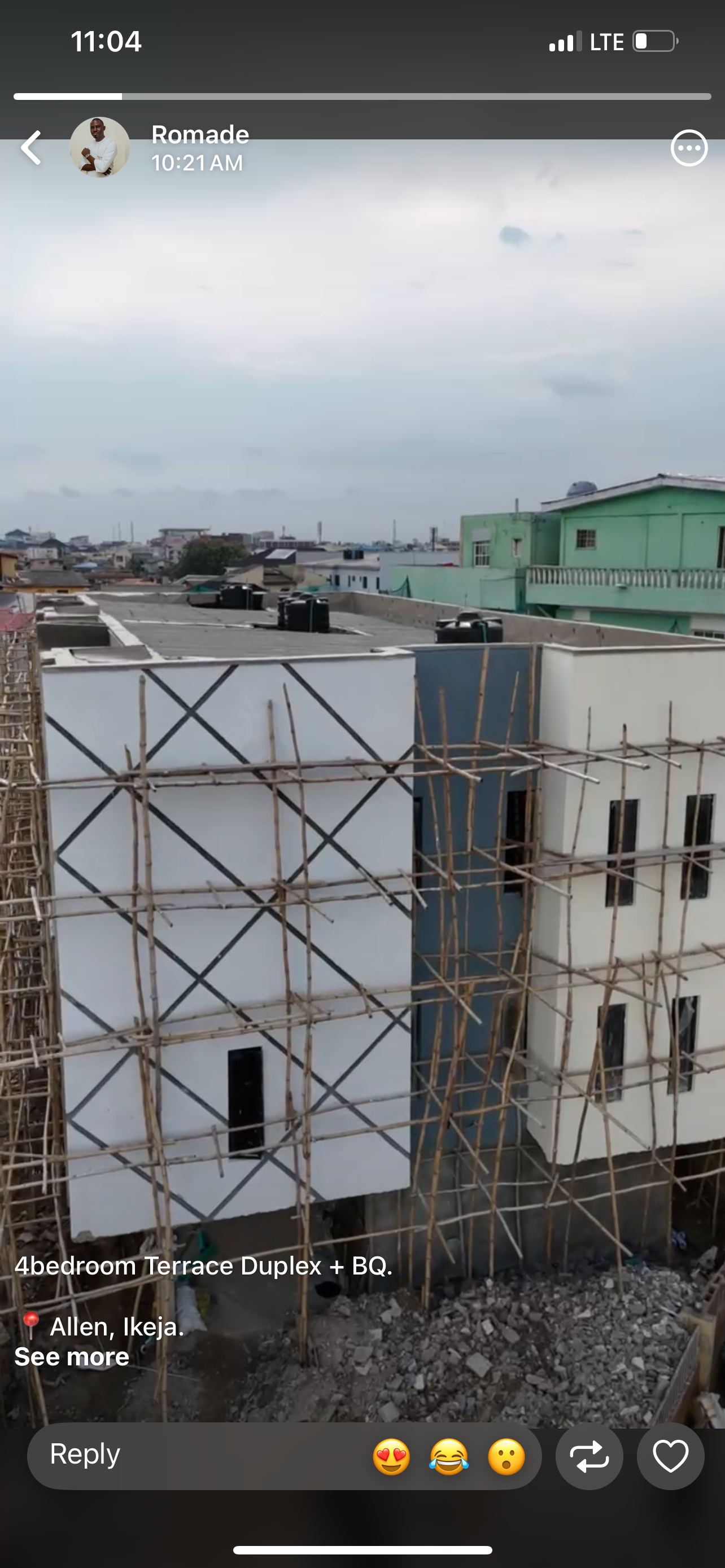 4bedroom Terrace duplex.