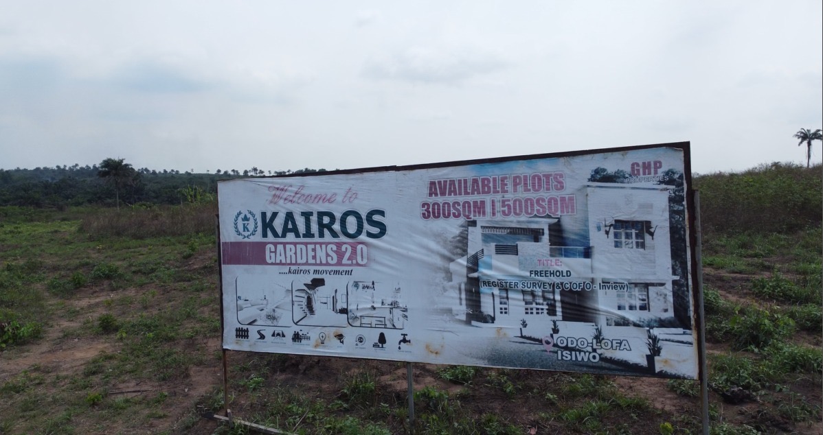 Land for sale at ogun state with N500,000 initial deposit