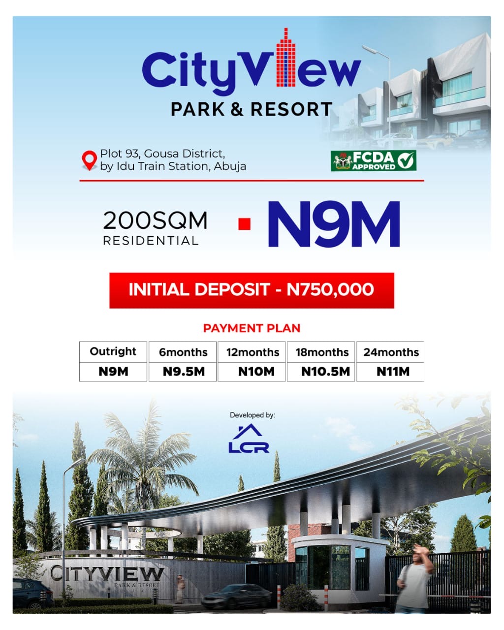C of O Land for sale at Abuja starting with N9M