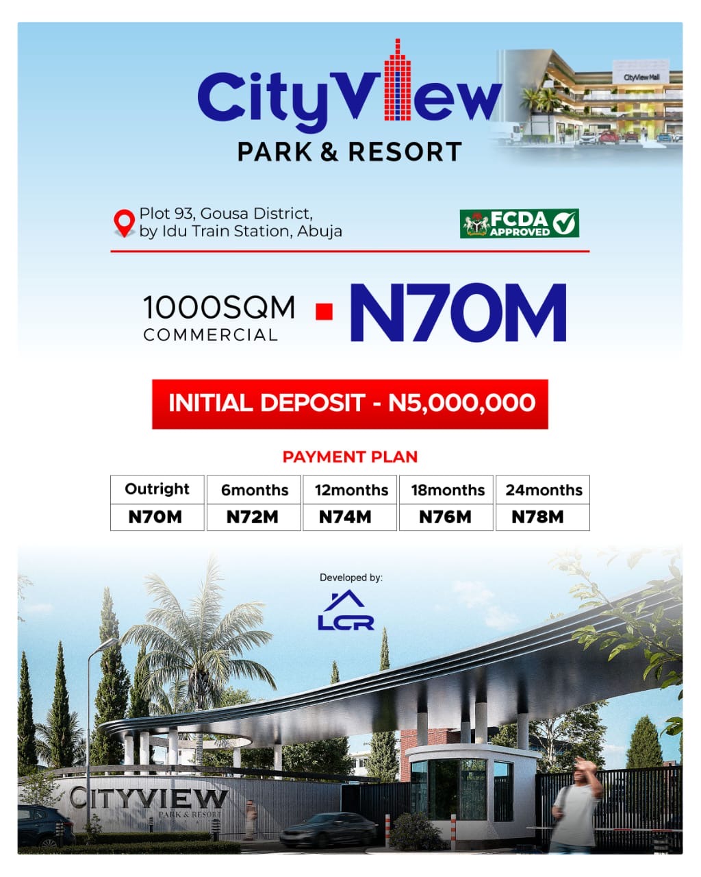 C of O Land for sale at Abuja starting with N9M