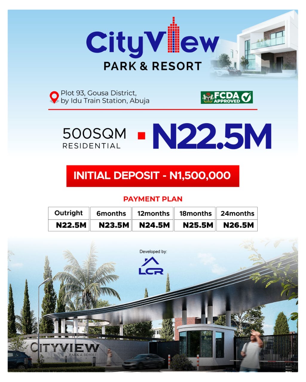 C of O Land for sale at Abuja starting with N9M