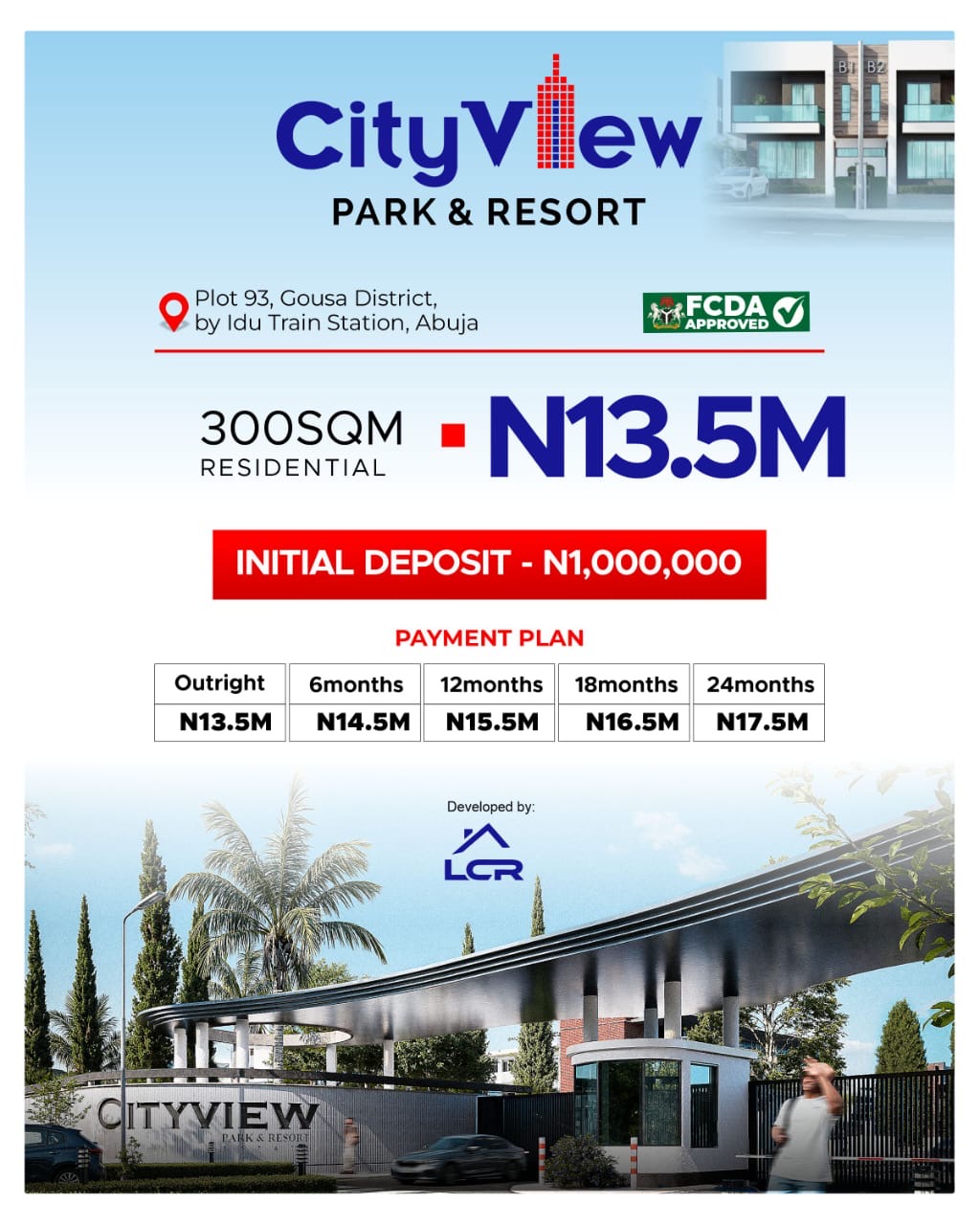 C of O Land for sale at Abuja starting with N9M