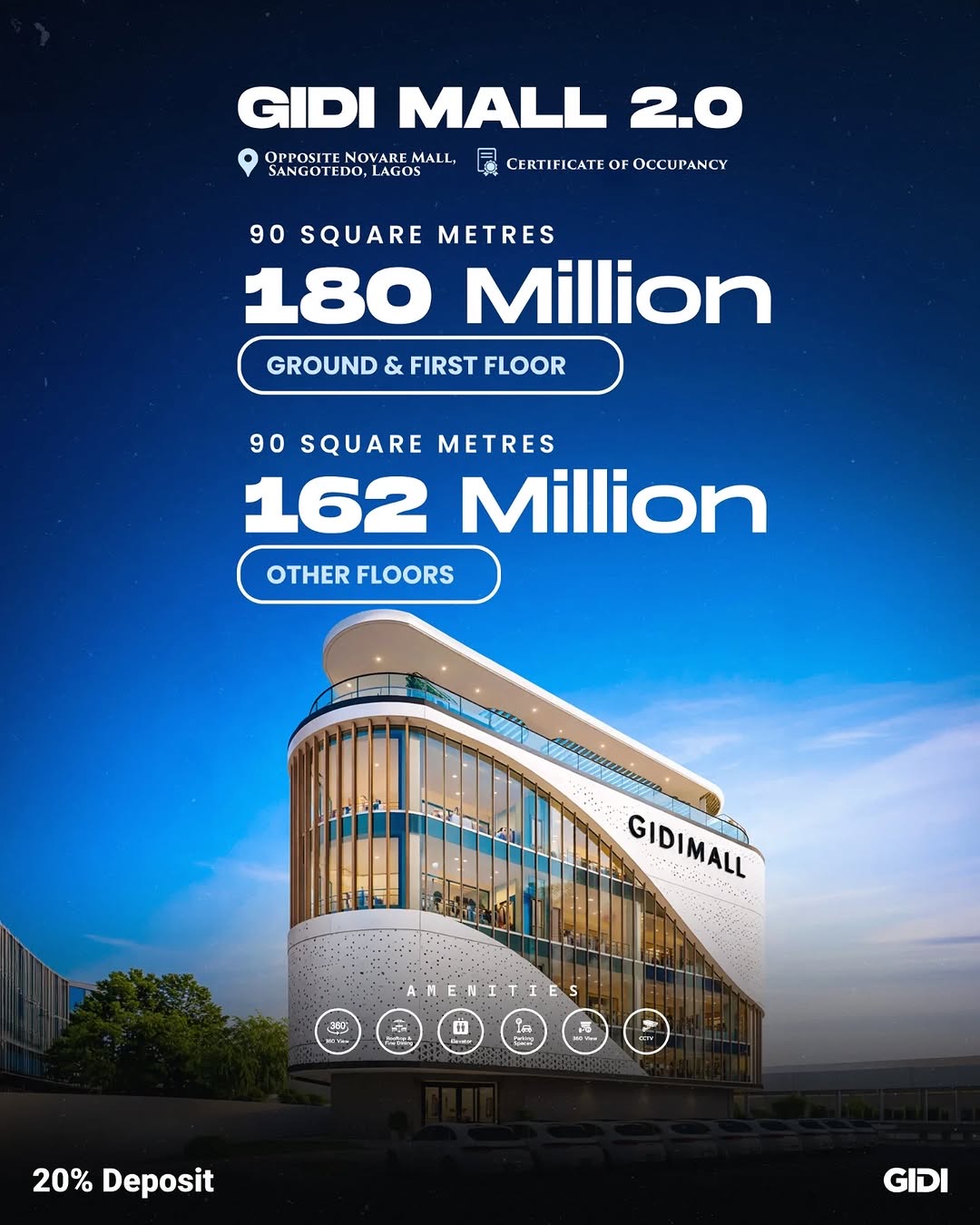 Office space for sale at Lekki scheme 2