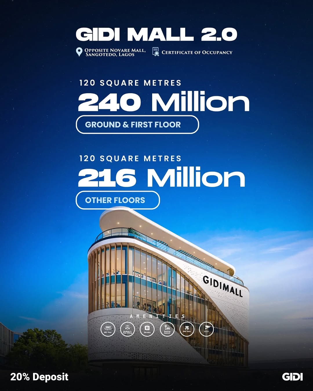Office space for sale at Lekki scheme 2