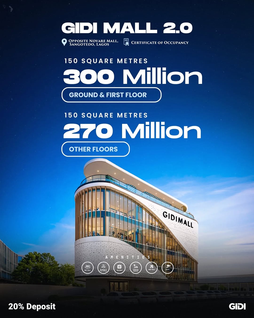 Office space for sale at Lekki scheme 2