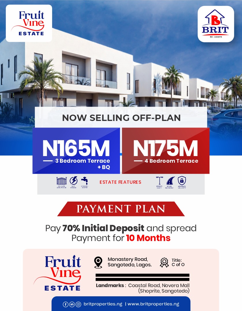 3 bedroom terrace with BQ