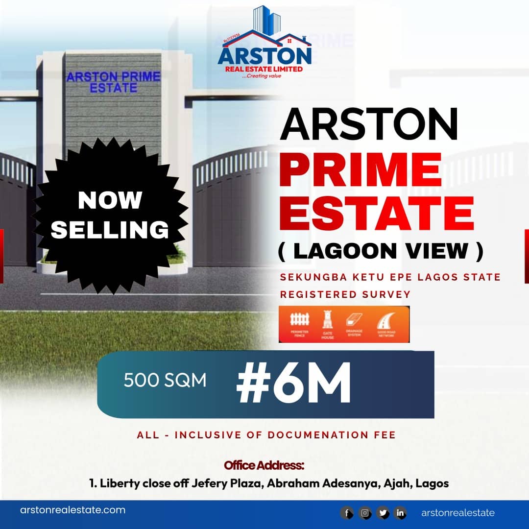 ARSTON PRIME ESTATE - LAGOON VIEW